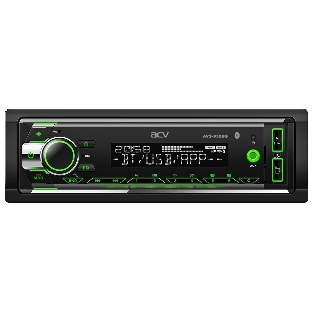Автомагнитола ACV AVS-930BR, 1 DIN, Bluetooth, USB Type-A, AUX, пульт ДУ