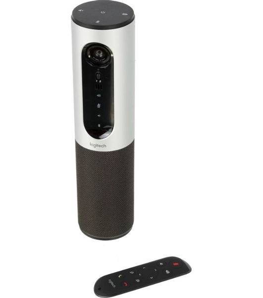 Веб-камера Logitech ConferenceCam Connect 1920x1080, 30 кадр/с, USB, микрофон (2 шт, шумоподавление), автофокус, автоосвещение, серебристый