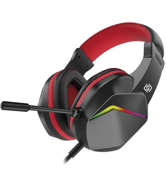 Гарнитура Oklick HS-L335G чёрный, проводная, USB-C/3.5 мм