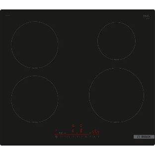 Индукционная варочная панель Bosch PIE61RHB1E Series 6 60 см,скошенный край, сенсорное управление, черный