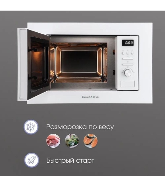 Встраиваемая микроволновая печь Zigmund & Shtain BMO 16.202 W