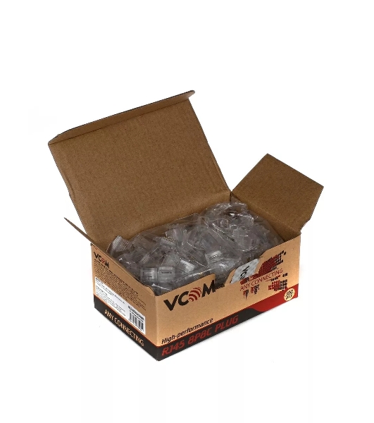 Коннекторы RJ-45 VCOM VNA2200-1/100 для UTP кабеля 5 кат. (100 шт.)