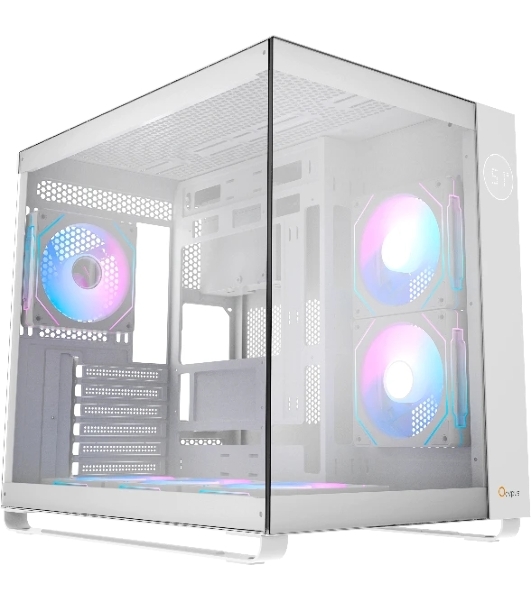 Компьютерный корпус Ocypus Iota C70 WH ARGb ATX/win/белый/6 ARGb fans/no PSU/Tempered Glass