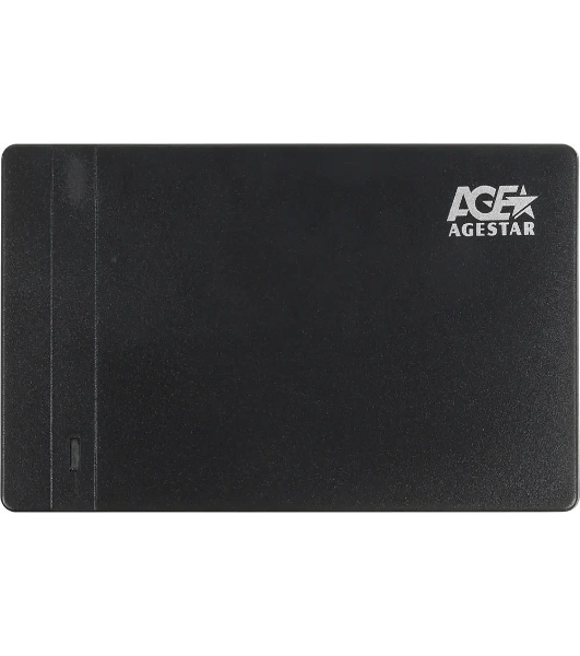 Внешний корпус для HDD AgeStar 3UB2P3 SATA III пластик черный 2.5'