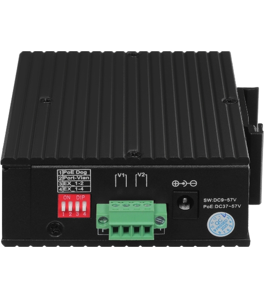 Коммутатор Digma DSP404F-1F-200, 5×100 Мбит/с, неуправляемый