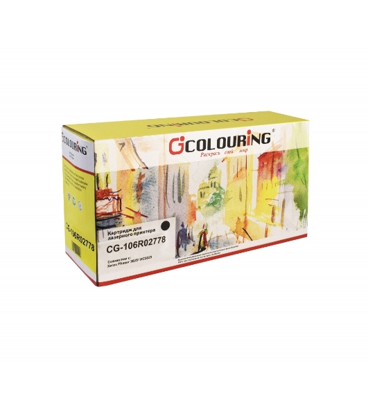 Картридж лазерный Colouring CG-106R02782 (2 шт по 3000 копий) для Xerox Phaser 3052/3260/WorkCentre/3215/3225/3052NI/3260DI/3260DN/3260DNI/3215NI/3225DNI