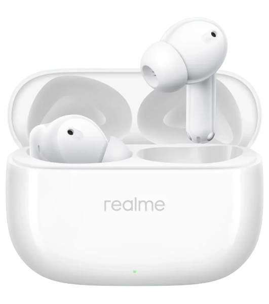Наушники TWS Realme Buds T310 белый, внутриканальные, Bluetooth, активное шумоподавление, до 9 ч