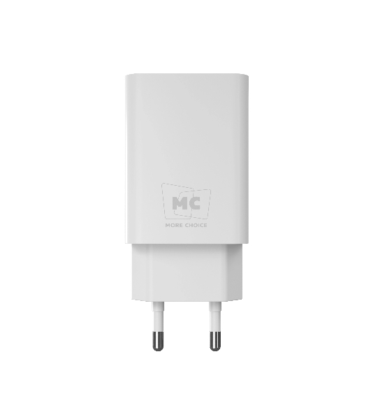 Сетевое зарядное устройство MORE CHOICE (4620202555717) NC07m СЗУ 1USB 2.0A для micro, белый