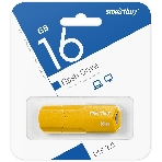 Флешка USB Smartbuy CLUE Yellow (SB16GbCLU-Y), 16Gb, USB 2.0, R/W 25/15, желтый, фото 1