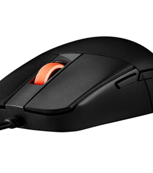 Мышь проводная ASUS P518 ROG STRIX IMPACT III черный, 12000 dpi, USB, кнопки - 5
