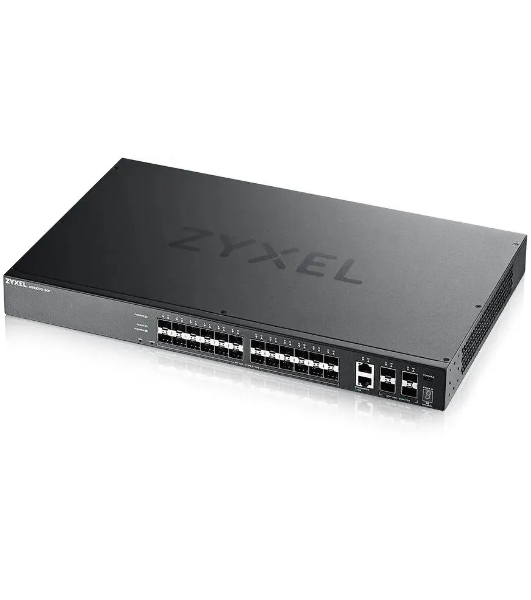 Коммутатор Zyxel XGS2220-30F L3 Access switch, rack 19', 24xSFP, 2xRJ-45: 1/2.5/5/10G, 4xSFP+, standalone/cloud management