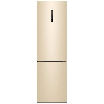 Холодильник Haier C4F640CGGU1 золотистый двухкамерный 285/115л морозилка снизу, No Frost, фото 1
