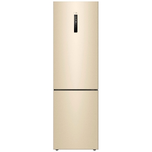 Холодильник Haier C4F640CGGU1 золотистый двухкамерный 285/115л морозилка снизу, No Frost