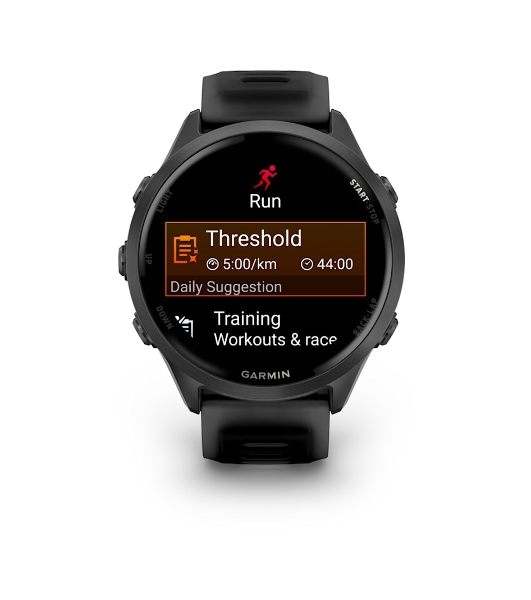 Умные часы Garmin Forerunner 570, 1.4' AMOLED, Wi-Fi, Bluetooth, NFC, 50м, черный / темно-серый