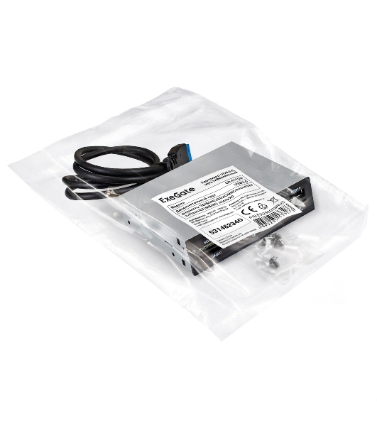 Кард-ридер ExeGate CR-415/черный/CF/SD/MMC/MS/MS Duo/MS Pro/T-Flash/USB 2.0/металл