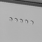 Вытяжка встраиваемая KRONA Selina 600 PRM Inox 3P серебристый, 52 см, 1300 куб. м/ч, 61 дБ, фото4
