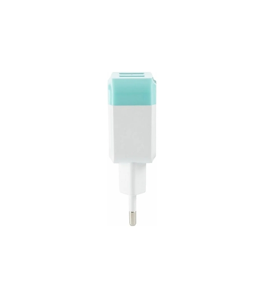 Сетевое зарядное устройство ENERGY ET-33, 2 USB разъема, 2,1А, белый (104291)