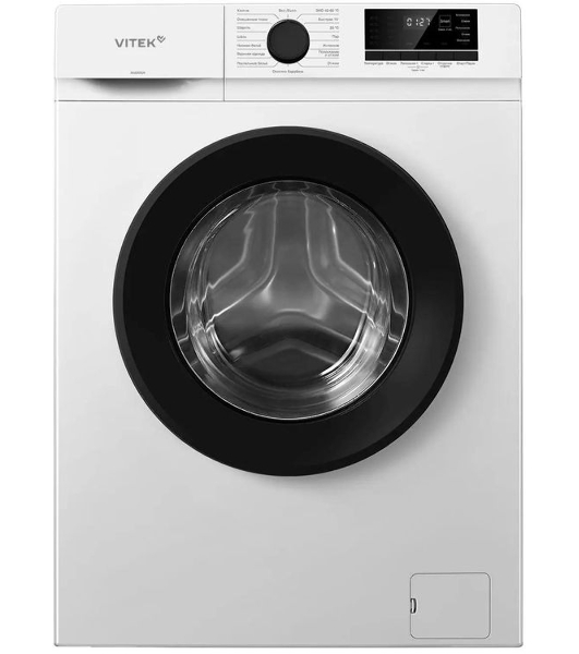 Стиральная машина Vitek VT-WME8203 белый, загрузка фронтальная 8 кг, 1200 об/мин, класс A+++