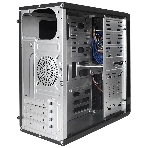 Компьютерный корпус Minitower ExeGate MA-371X-UNS400 (mATX, БП UNS400 с вент. 12см, 2*USB+2*USB 3.0, аудио, черный), фото2