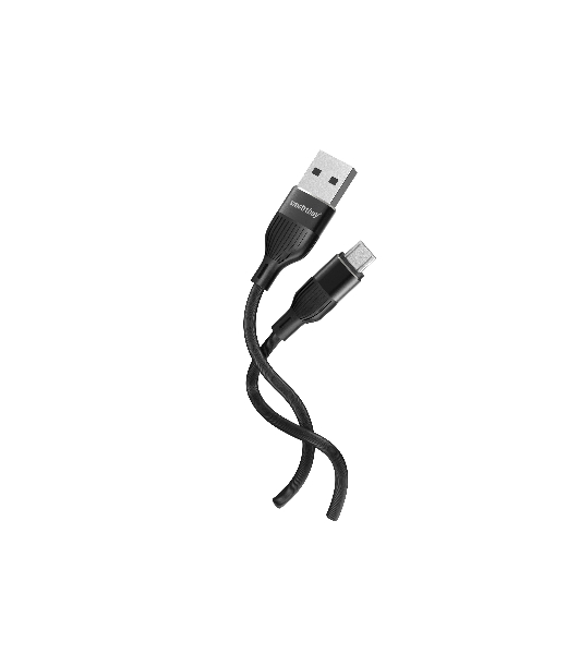 Кабель Smartbuy (iK-12-S72b) S72 MicroUSB черный, 2.4 А, сил., 1м