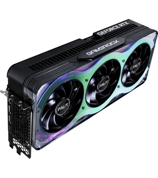 Видеокарта Palit PCI-E RTX 5090 GAMEROCK OC NVIDIA GeForce RTX 5090 32Gb 512bit GDDR7 2295/30000 HDMIx1 DPx3 HDCP Ret