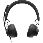 Гарнитура Logitech Zone Wired UC графит, проводная, USB-C, сертификация Microsoft Teams, фото4