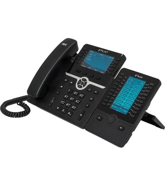 Телефон IP Флат Flat-Phone-B10/RU черный