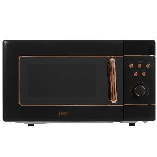 Микроволновая печь JVC JK-MW270D черный, 20 л, 700 Вт, переключатели - кнопки, поворотный механизм