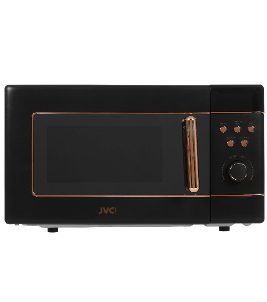 Микроволновая печь JVC JK-MW270D черный, 20 л, 700 Вт, переключатели - кнопки, поворотный механизм