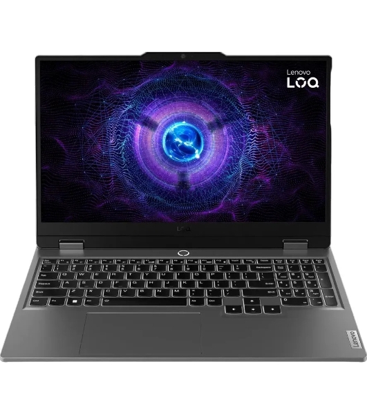 Ноутбук 15.6' Lenovo LOQ Core i5-13450HX/16Gb/SSD512Gb/RTX4050/FHD/NoOS/Grey 83DV01CGRK