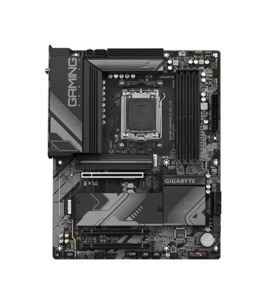 Материнская плата Gigabyte B650 GAMING X AX V2, AM5, AMD B650, 4xDDR5, 4xSATA, 3xM.2, 1xPCI-E 4.0 x16, 2xPCI-E 3.0 x1, 1xUSB-A 3.2 Gen 2, 3xUSB-A 3.2 Gen 1, 1xUSB-C 3.2 Gen 2, 1x 2.5Gb LAN, 3x3.5 мм, 7.1, ATX