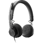 Гарнитура Logitech Zone Wired UC графит, проводная, USB-C, сертификация Microsoft Teams, фото5