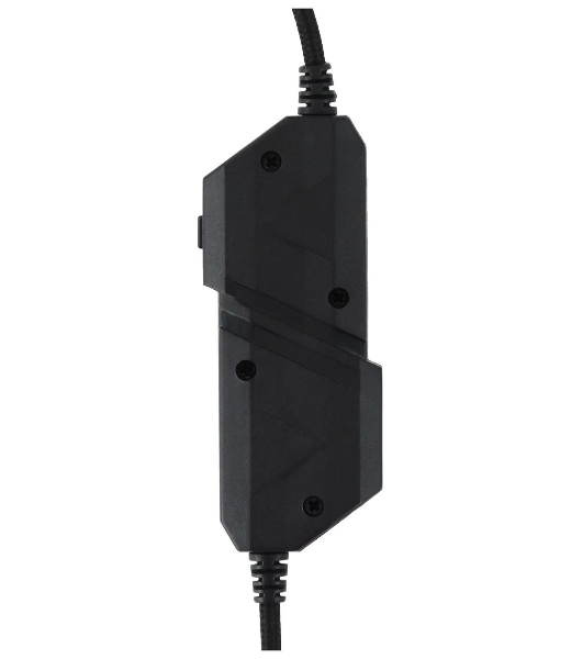 Гарнитура Acer AHW120 чёрный, проводная, USB, подсветка