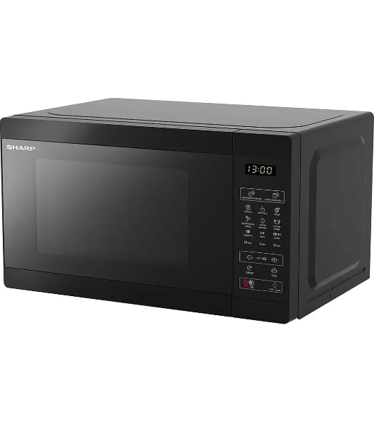 Микроволновая печь Sharp R-6800RK черный, 20 л, 800 Вт, переключатели - сенсор