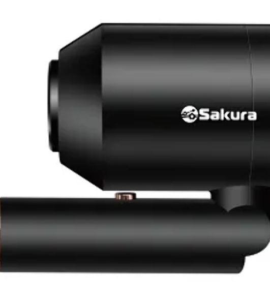 Фен SAKURA SA-4044BK Professional черный, 2000 Вт, компактный