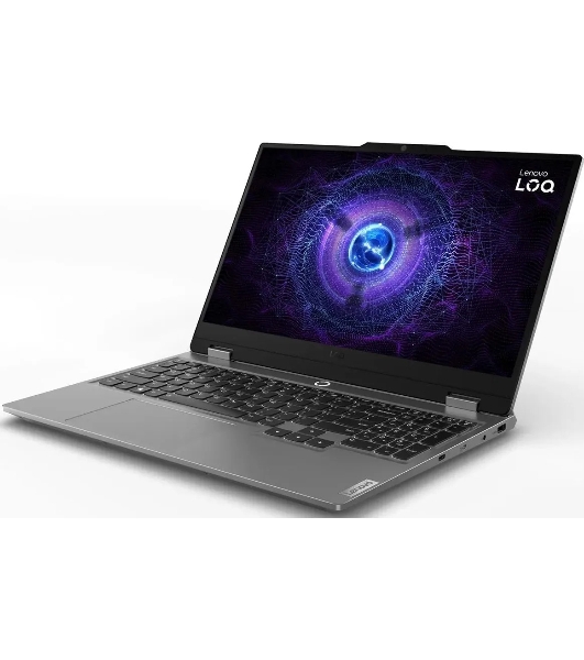 Ноутбук 15.6' Lenovo LOQ Core i5-13450HX/16Gb/SSD512Gb/RTX4050/FHD/NoOS/Grey 83DV01CGRK