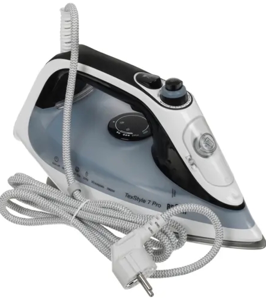 Утюг Braun SI7149WB серый, 2900 Вт, 50 г/мин, 220 г/мин, 300 мл