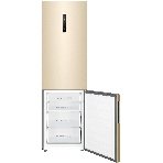 Холодильник Haier C4F640CGGU1 золотистый двухкамерный 285/115л морозилка снизу, No Frost, фото4
