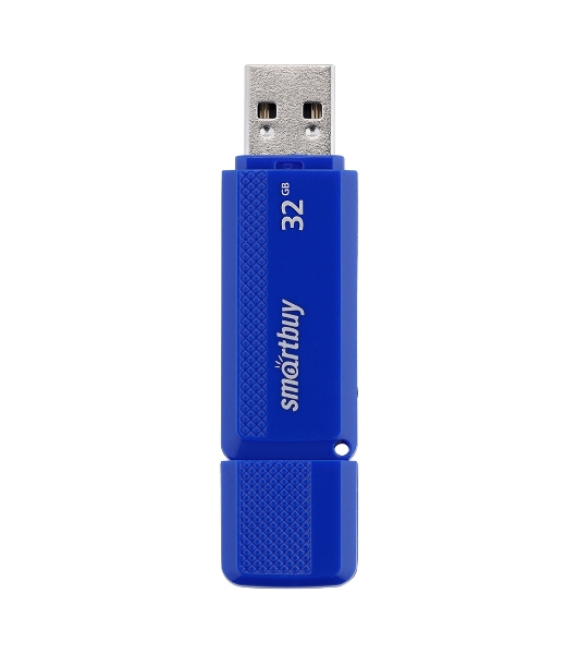 Флешка USB Smartbuy Dock Blue (SB32GBDK-B), 32Gb, USB 2.0, R/W 15/5, синий
