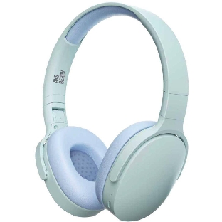 Беспроводные/проводные наушники Aksberry U3 Win Vibe бежево-синий, накладные, Bluetooth + проводной, до 10 ч
