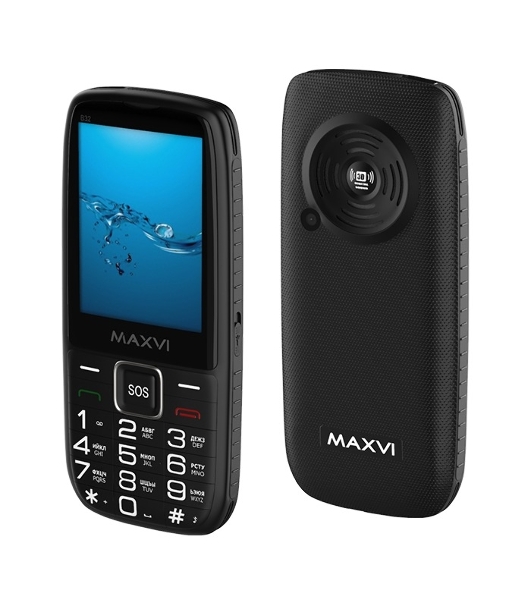 Мобильный телефон Maxvi B32 черный