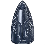 Утюг Delta DL-711 белый с фиолетовым, 2400 Вт, 20 г/мин, 120 г/мин, 250 мл, фото3