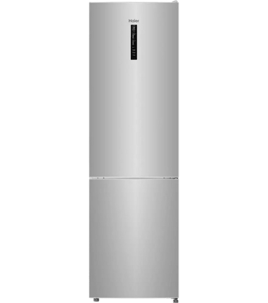 Холодильник Haier CEF538CSG серебристый двухкамерный 263/105л морозилка снизу, No Frost