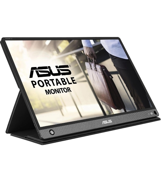 Монитор 15.6' ASUS ZenScreen MB16AHP IPS 1920x1080, 60 Гц, 5 мс, 16:9, 250 кд/м², micro HDMI, USB-C, динамики, черный