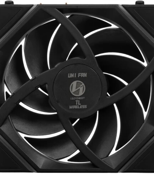 Вентилятор для корпуса Lian-Li Uni Fan TL Wireless 120 ARGB 120х124.5x28 черный 4-pin 33дБ (G99.12TL1W1B.R0) Ret