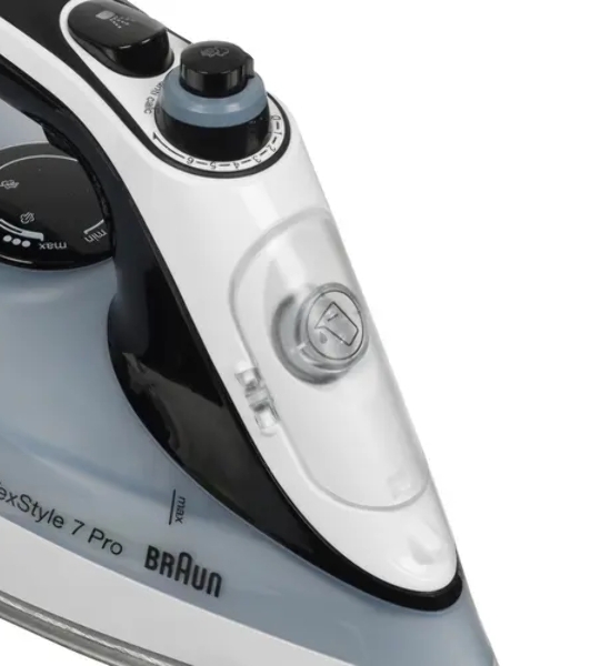Утюг Braun SI7149WB серый, 2900 Вт, 50 г/мин, 220 г/мин, 300 мл