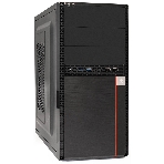Компьютерный корпус Minitower ExeGate MA-371X-UNS350 (mATX, БП UNS350 с вент. 12см, 2*USB+2*USB 3.0, аудио, черный), фото 1