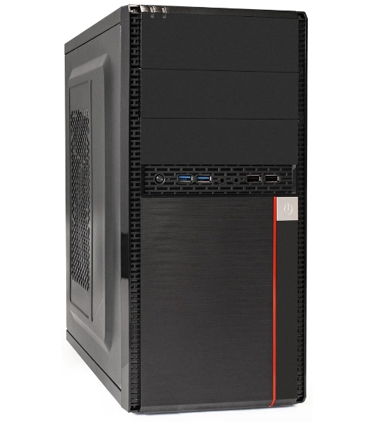 Компьютерный корпус Minitower ExeGate MA-371X-UNS350 (mATX, БП UNS350 с вент. 12см, 2*USB+2*USB 3.0, аудио, черный)