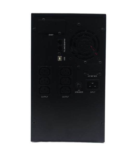 Источник бесперебойного питания (ИБП) Raskat HIL-3000VA+ 3000VA, 2400Вт, 6xIEC320, LCD, USB type-B, 2xRJ-45, 1xRS232, чистая синусоида