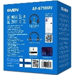 Беспроводные/проводные наушники Sven AP-B710MV черный, полноразмерные, Bluetooth + Jack 3.5 мм, складная конструкция, до 22 ч, фото2